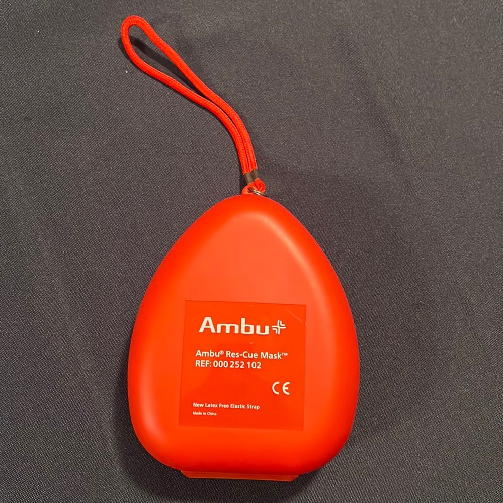 Ambu Res-Cue Mask. Keep in your car or in your bag .incase of emergency 🆘